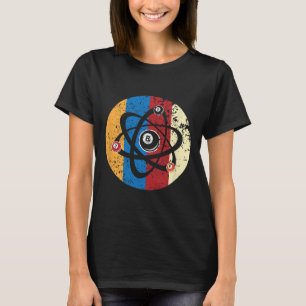Awesome Billiards Ball Atom Science Pool Player Sc T-Shirt