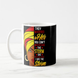 Awesome Black History She Whispered Back I Am The  Coffee Mug