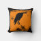 Awesome Black Raven on Orange