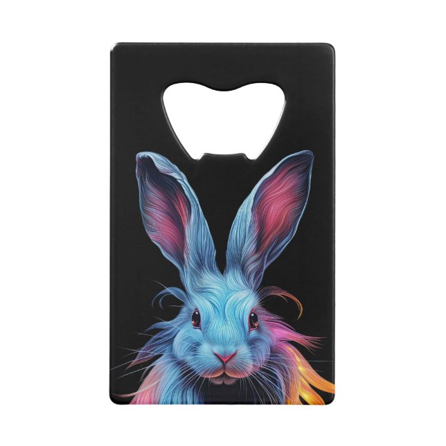 Awesome Blue Rabbit on Fire  (Front)