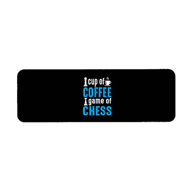 Awesome Board Game - Cup Of Coffee Game Of Chess (Front)