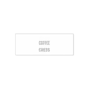 Awesome Board Game - Cup Of Coffee Game Of Chess Self-inking Stamp