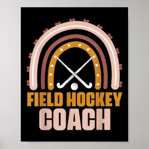 Awesome Bohemian Rainbow Field Hockey Coaching For Poster