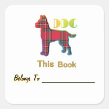 AWESOME Book Personalise Kids Bookplate Sticker