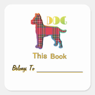  AWESOME Book Personalise Kids Bookplate Sticker
