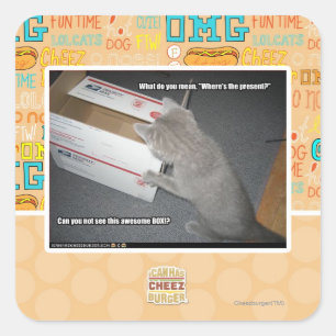 Awesome Box Square Sticker