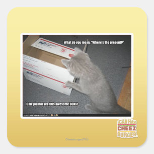 Awesome Box Square Sticker