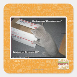 Awesome Box Square Sticker