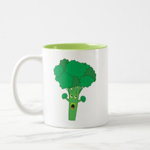 Awesome Broccoli Funny Vegetable Two-Tone Coffee Mug