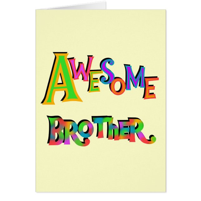 Awesome Brother T-shirts and Gifts (Front)