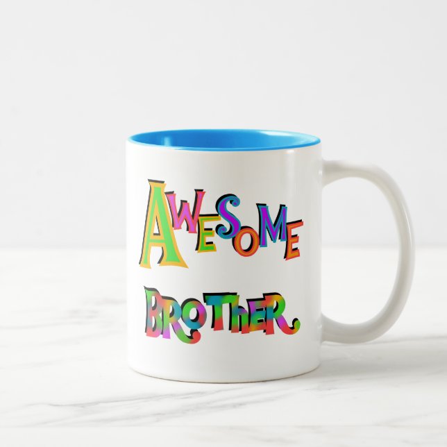 Awesome Brother T-shirts and Gifts Two-Tone Coffee Mug (Right)