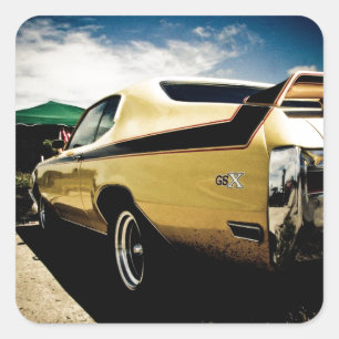 Awesome Buick GSX Muscle Car Square Sticker