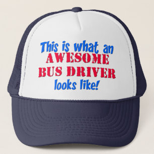 Awesome Bus Driver Trucker Hat