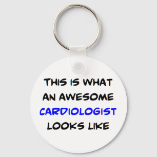 awesome cardiologist key ring