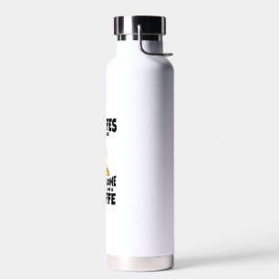 Awesome Cartoon I am a Giraffe Shirt for Giraffe L Water Bottle