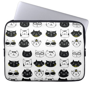awesome cats Laptop Sleeves