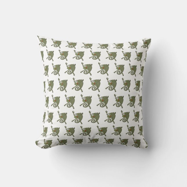 Awesome Chameleon Cushion (Front)