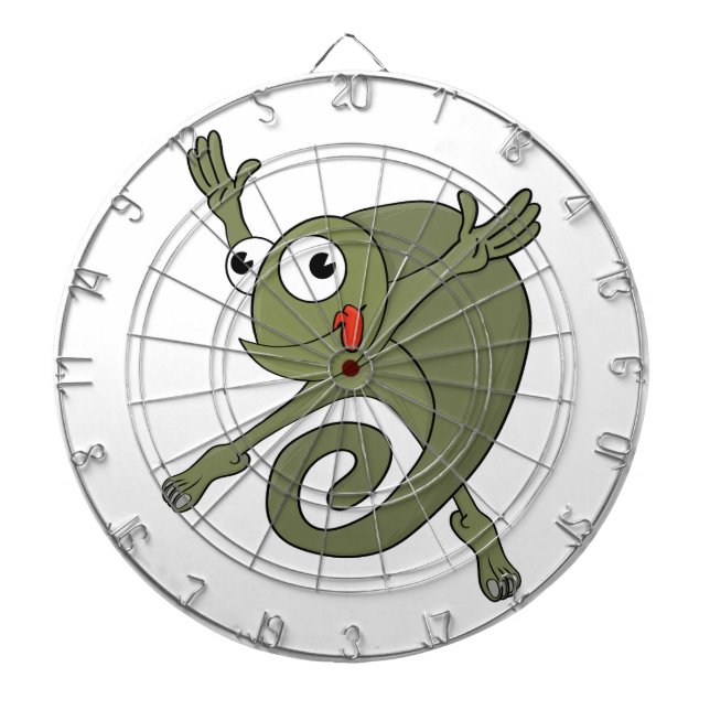 Awesome Chameleon Dartboard (Front)