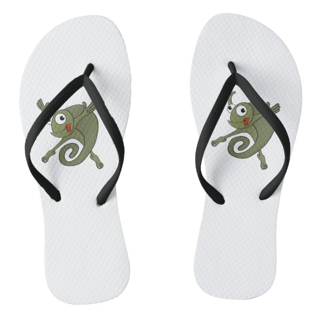 Awesome Chameleon Flip Flops (Footbed)