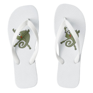 Awesome Chameleon Flip Flops