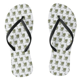 Awesome Chameleon Flip Flops