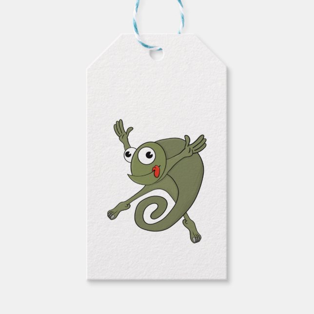 Awesome Chameleon Gift Tags (Front)