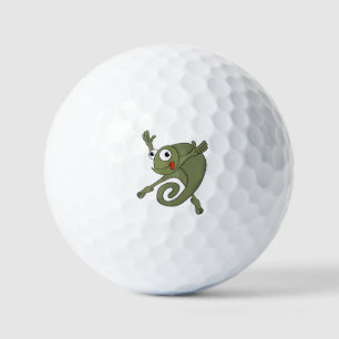 Awesome Chameleon Golf Balls