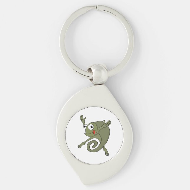Awesome Chameleon Key Ring (Front)