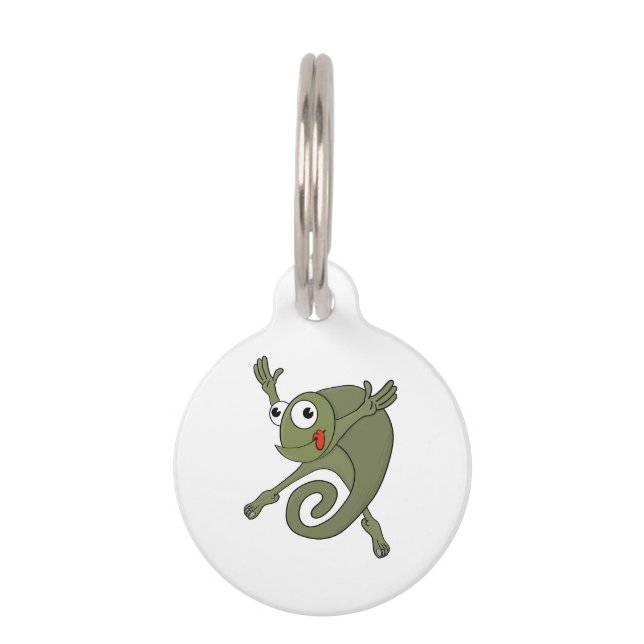 Awesome Chameleon Pet Tag (Front)