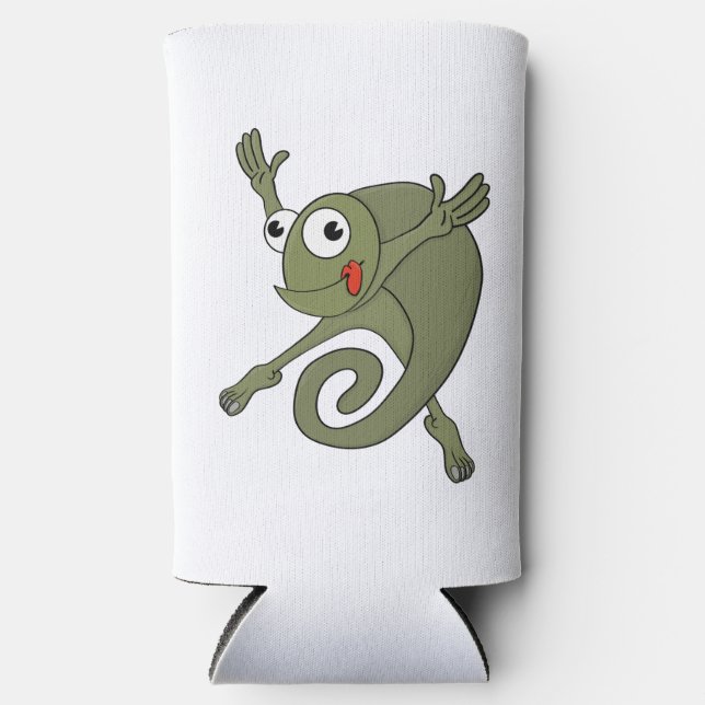 Awesome Chameleon Seltzer Can Cooler (Front)