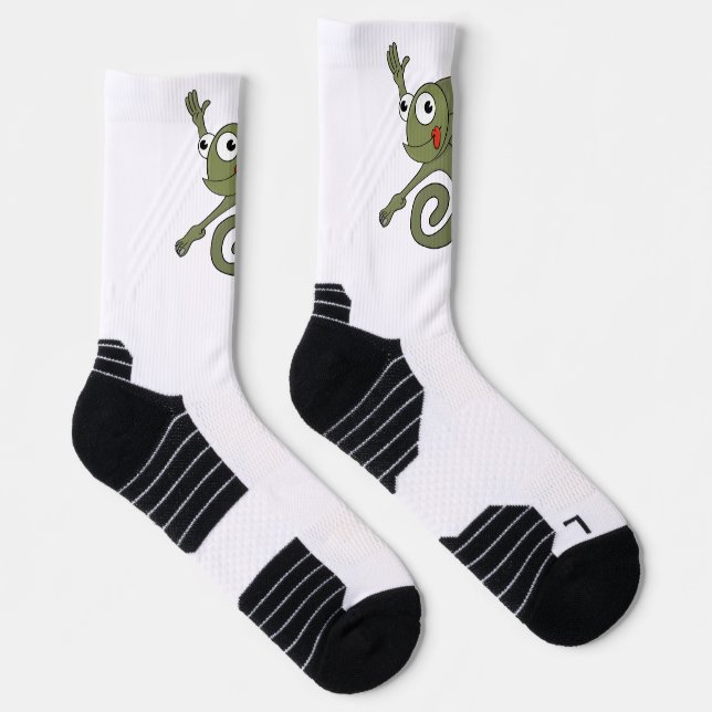 Awesome Chameleon Socks (Right)