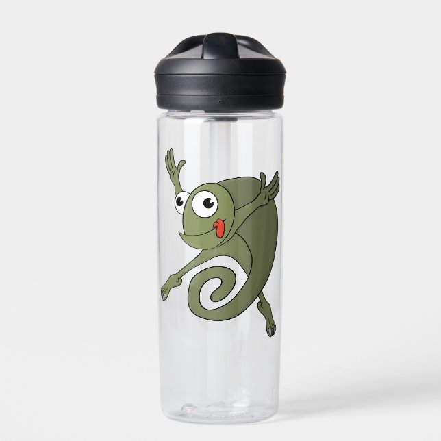 Awesome Chameleon Water Bottle (Front)