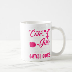 Awesome Cheerleading You Play Footll Cute! Coffee Mug