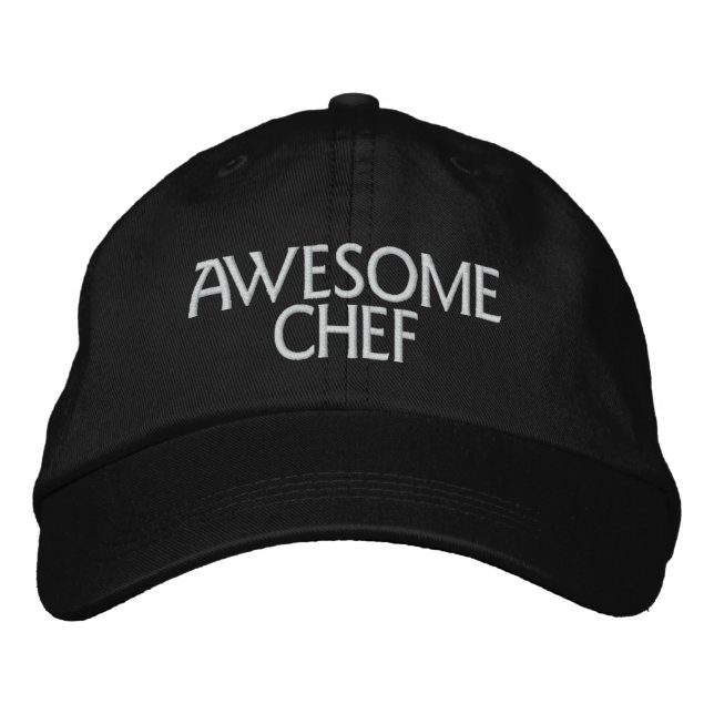 Awesome Chef Embroidered Hat (Front)