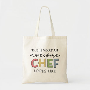 Awesome Chef Gifts   Best Chef Ever Funny Gift Tote Bag
