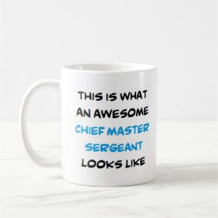 awesome chief master sergeant coffee mug