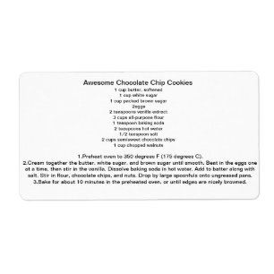 Awesome Chocolate Chip Cookie REcipe