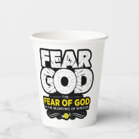 Awesome Christian Cup With Bible Verses paper cup