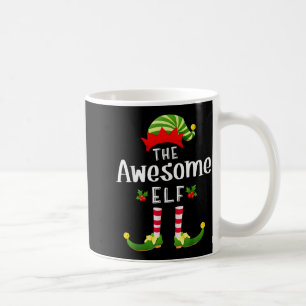 Awesome Christmas Elf Matching Pajama X-mas Party Coffee Mug