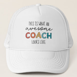 Awesome Coach Best Coach Ever Funny Coach Gift Trucker Hat