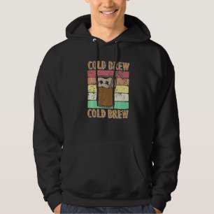 Awesome COLD BREW Retro Vintage Designs Present Hoodie
