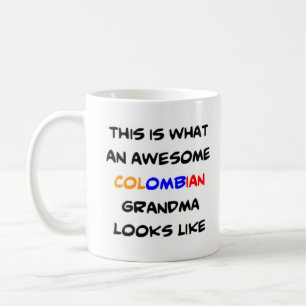 awesome colombian grandma coffee mug