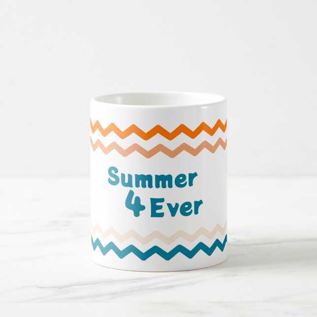 Awesome Colourful Beach Lovers Coffee Mug (Center)