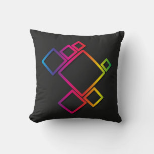 Awesome Colourful Squares Solid Second Side Cushion