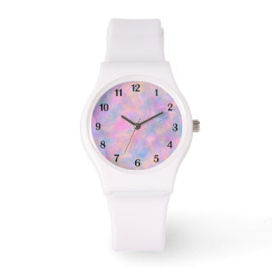 Awesome Combination of Pastel Colours Black Number Watch