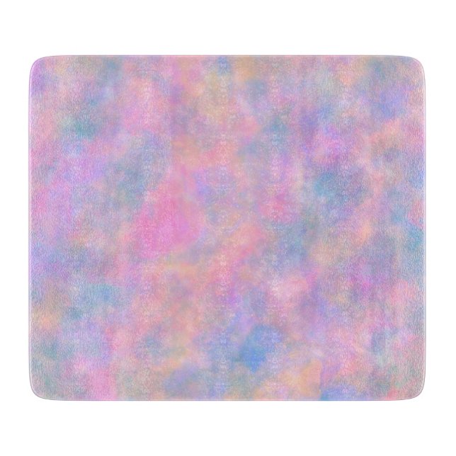 Awesome Combination of Pastel Colours  Cutting Board (Front)