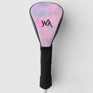 Awesome Combination of Pastel Colours Monogram Golf Head Cover