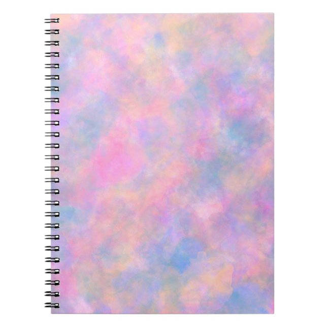 Awesome Combination of Pastel Colours  Notebook (Front)