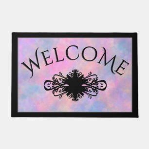 Awesome Combination of Pastel Colours Welcome Star Doormat