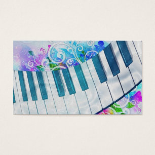 Awesome cool blue circular piano light effect